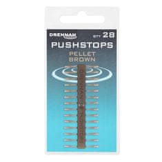 Drennan zarážky Pushstop Pellet brown