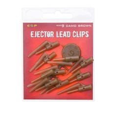 E.S.P ESP závesky s prevlekom Ejector Lead Clips veľ. 9 Brown