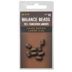 E.S.P ESP Tungsten Loaded Balance Beads Large Brown