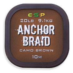 E.S.P ESP náväzcová šnúrka Anchor Braid Gravel Brown 20lb, 10 m