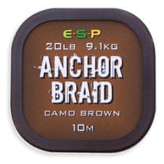 E.S.P ESP náväzcová šnúrka Anchor Braid Gravel Brown 20lb, 10 m