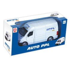 Kovové auto PPL s otváracími dverami 14 cm