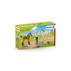 Schleich Farm World 42486 Návšteva lekára u kobyly a žriebäťa