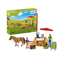 Schleich Mobilné farmársky stánok