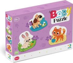 Baby puzzle Domáci miláčikovia 3v1 (2,3,4 dielikov)