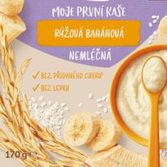 Hami Moja prvá kaša nemliečna ryžová banánová 4+, 170g