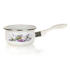 BANQUET Rajnica smaltovaná LAVENDER 14 cm, 0,65 l