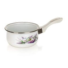 BANQUET Rajnica smaltovaná LAVENDER 14 cm, 0,65 l