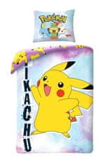 Halantex Obliečky Pokémon Pikachu Smile Bavlna, 140/200, 70/90 cm