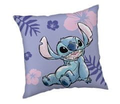 Jerry Fabrics Mikroplyšová obliečka na vankúšik Lilo and Stitch Polyester, 40/40 cm