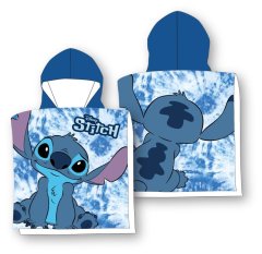 FARO Pončo Lilo a Stitch blue micro Polyester - mikrovlákno, 50/100