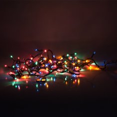 ColorWay LED reťaz/ vnútorná / 100 LED / dĺžka 10m / viac farebný / 8 funkcií / napájanie USB