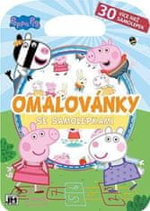 Jiri Models Omaľovánky so samolepkami - Peppa pig