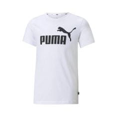 Puma Tričko biela M Ess Logo Tee JR