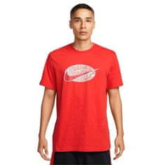 Nike Tričko červená XL Tee 12mo Swoosh Sp24