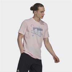 Adidas Tričko výcvik ružová XL Tns Cat G T