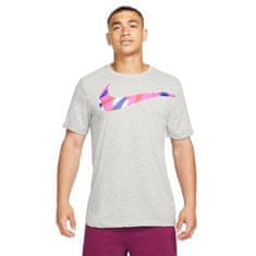 Nike Tričko sivá S Nk Df Tee Sc