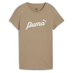 Puma Tričko béžová S Script Tee