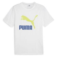 Puma Tričko biela M Classics Logo Tee