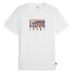 Puma Tričko biela S Graphics Sport Tee