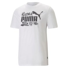 Puma Tričko biela XXL Graphics Icon Tee