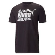 Puma Tričko čierna XL Graphics Icon Tee