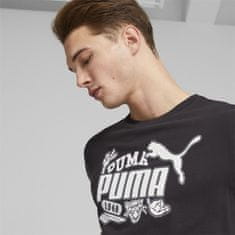 Puma Tričko čierna XL Graphics Icon Tee