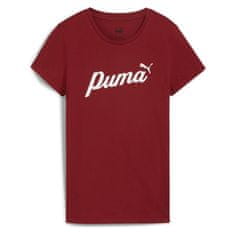 Puma Tričko bordó M Script Tee