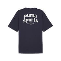 Puma Tričko tmavomodrá S Team Graphic Tee