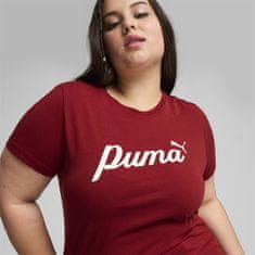 Puma Tričko bordó M Script Tee