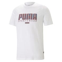 Puma Tričko biela L Graphics Retro Tee