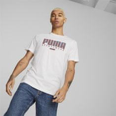 Puma Tričko biela L Graphics Retro Tee