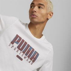 Puma Tričko biela L Graphics Retro Tee