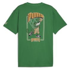 Puma Tričko zelená L Team Graphic Tee