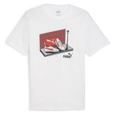 Puma Tričko biela XL Graphics Sneaker Box Tee