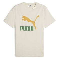 Puma Tričko béžová S Classics Logo Tee