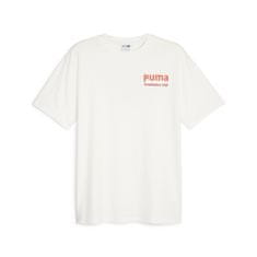 Puma Tričko biela XXL Team Graphic Tee