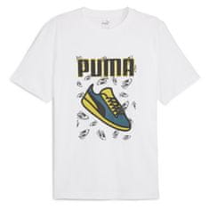 Puma Tričko biela XXL Graphics Sneaker Tee