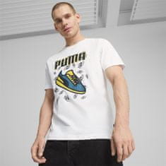 Puma Tričko biela XXL Graphics Sneaker Tee