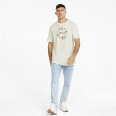 Puma Tričko béžová S Downtown Graphic Tee