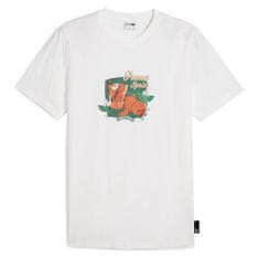 Puma Tričko biela L Graphics Spritz Tee