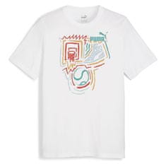 Puma Tričko biela L Graphics Year Of Sports Tee