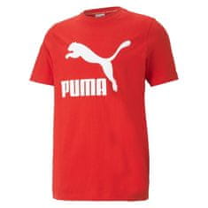 Puma Tričko červená S Classics Logo Tee