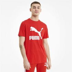 Puma Tričko červená S Classics Logo Tee