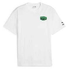 Puma Tričko biela S Team Graphic Tee