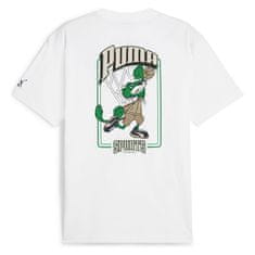 Puma Tričko biela S Team Graphic Tee