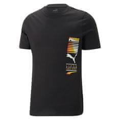 Puma Tričko čierna XL Graphics Multicolor Tee