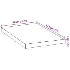 Petromila vidaXL Kuchynská pracovná doska 40x63,5x4 cm dubový masív obdĺžnikový