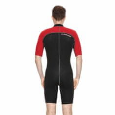 Cressi Neoprénový short LIDO MAN 2 mm červená/čierna červená/čierna 2XL