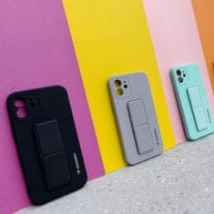 WOZINSKY WOZINSKY KICKSTAND CASE SILIKÓNOVÉ PUZDRO SO STOJANOM PRE IPHONE 13 MINI ČERVENÉ